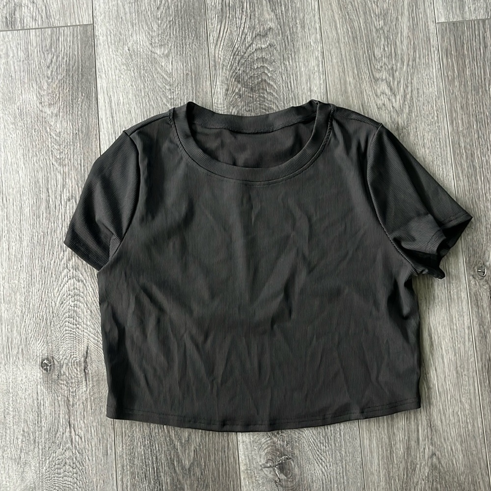 Ribbed crop top